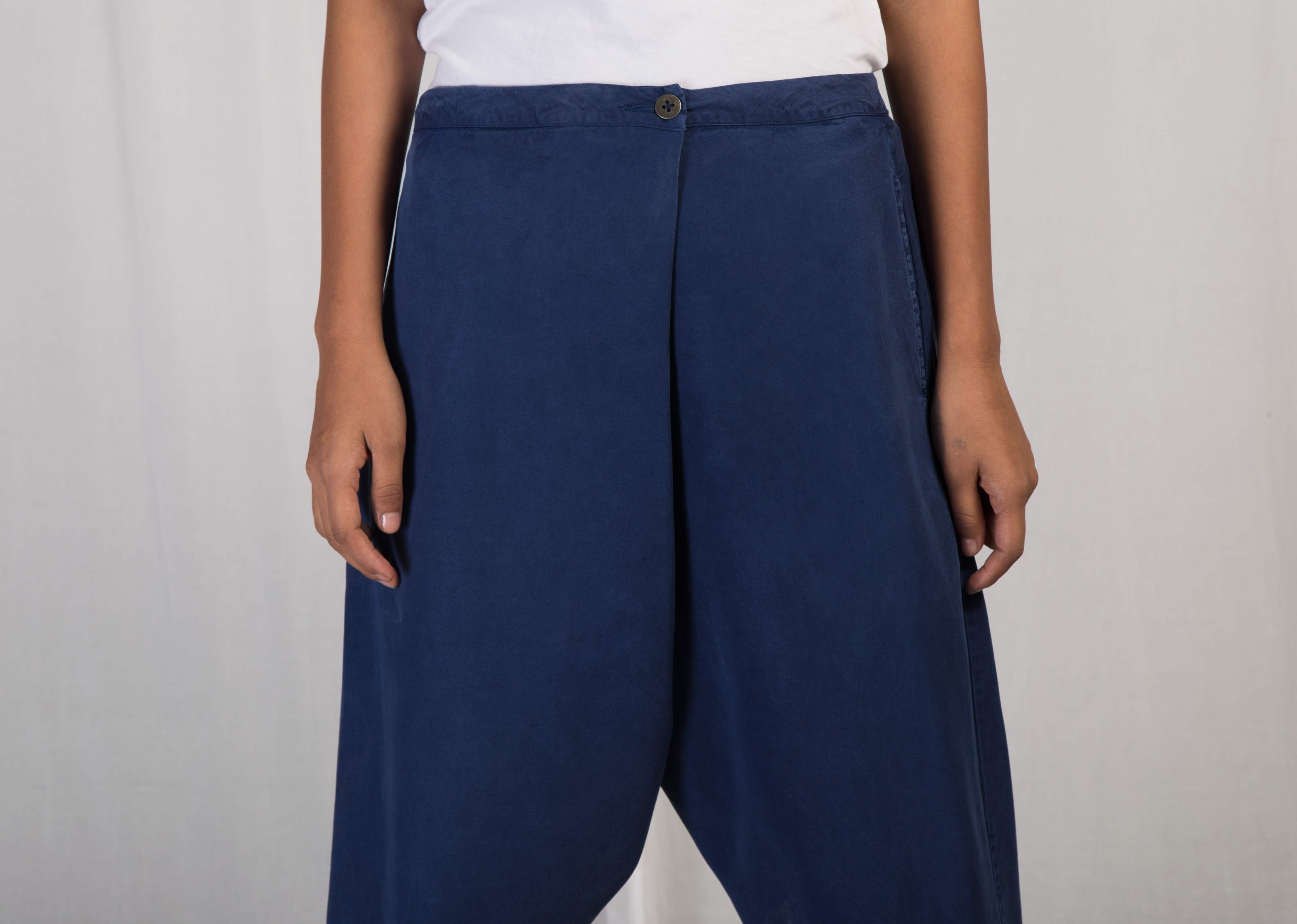 Kumo Slouchy Pants - Blue