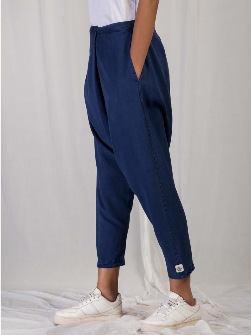 Kumo Slouchy Pants - Blue