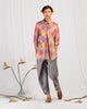 Overlap Tie Pants - Grey