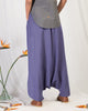 Drop Crotch Pants - Blue