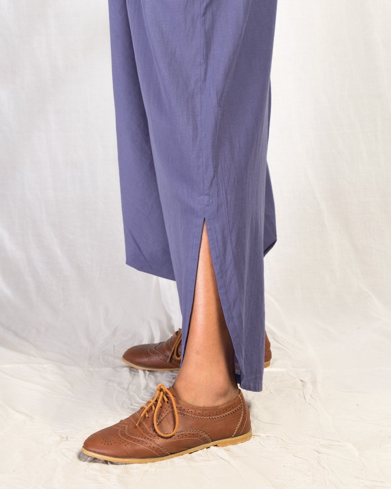 Drop Crotch Pants - Blue