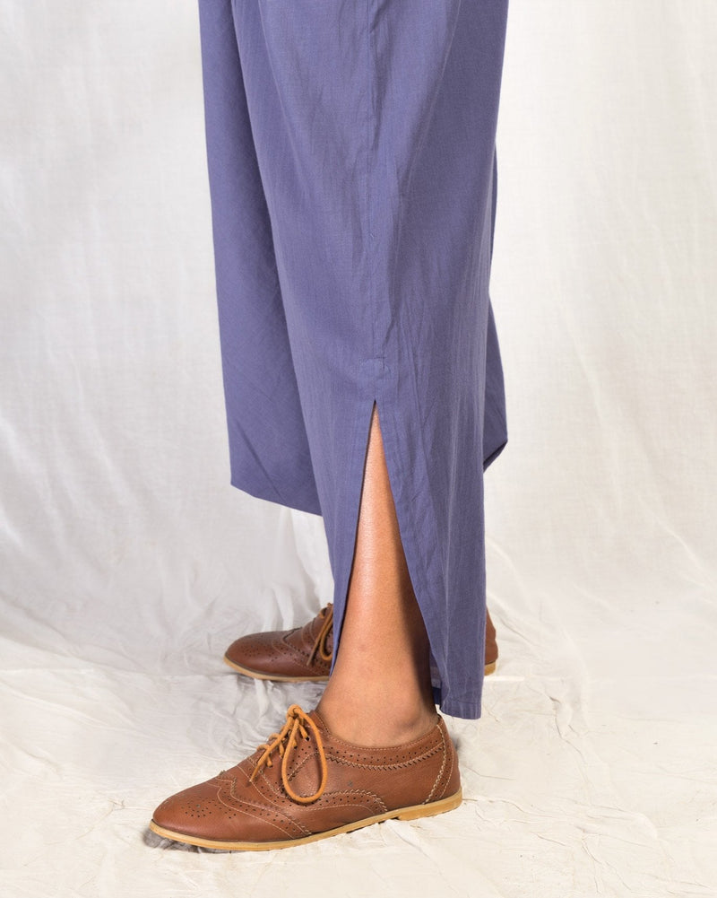 Drop Crotch Pants - Blue