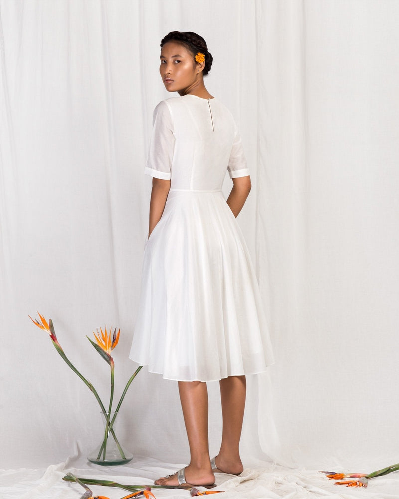 Flare Dress - Ivory
