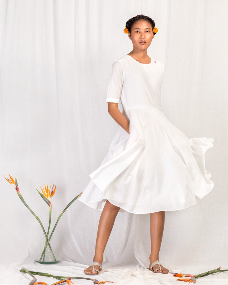 Flare Dress - Ivory