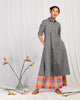 Patch Pocket Dress - Grey