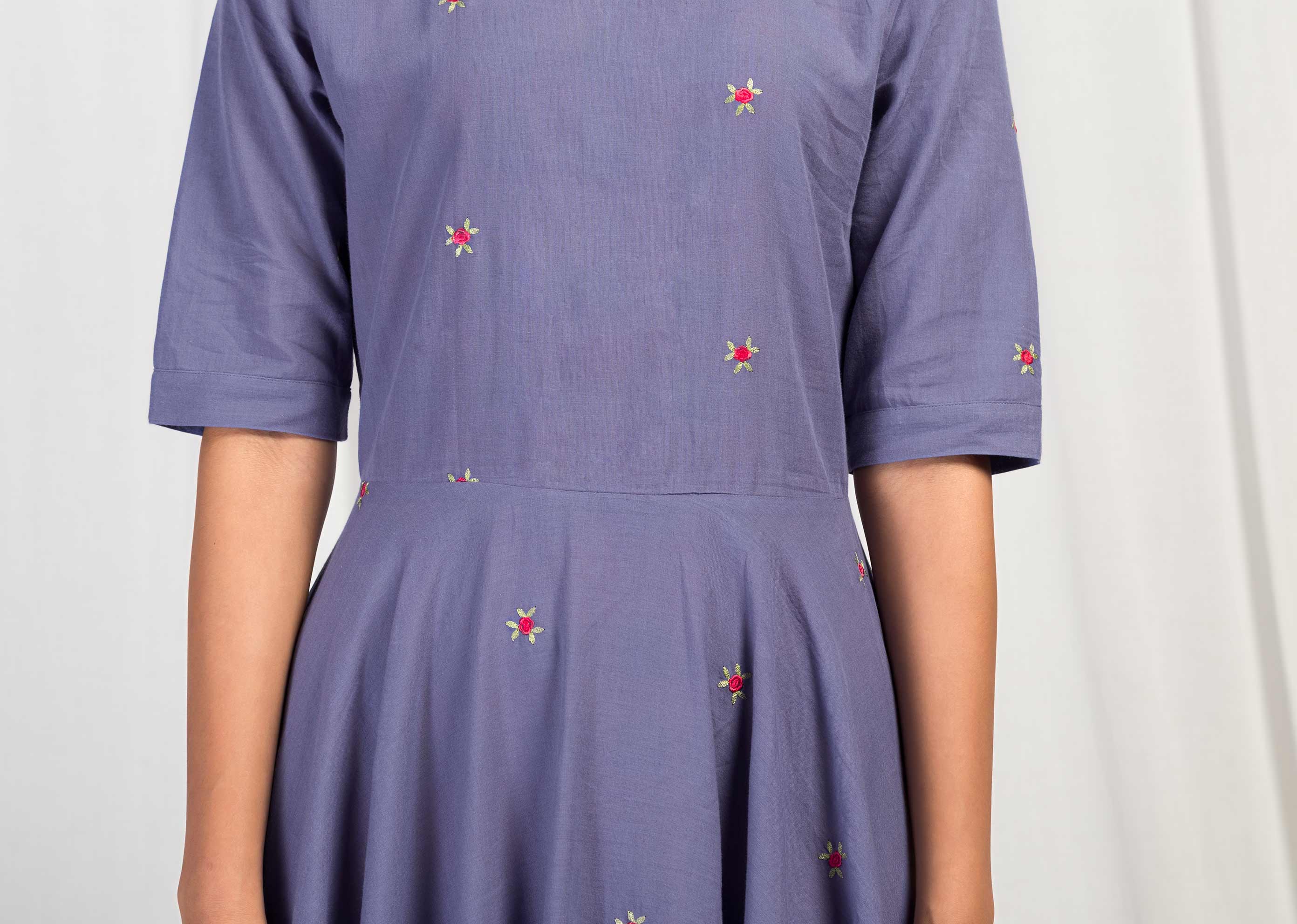 Flare Dress - Blue