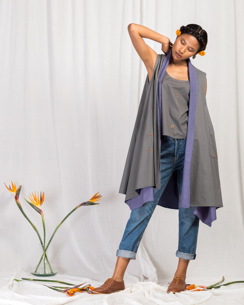 Bo Reversible Overlay - Blue