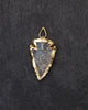 Arrowhead Gold Frame Pendant - Large