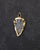 Arrowhead Gold Frame Pendant - Large