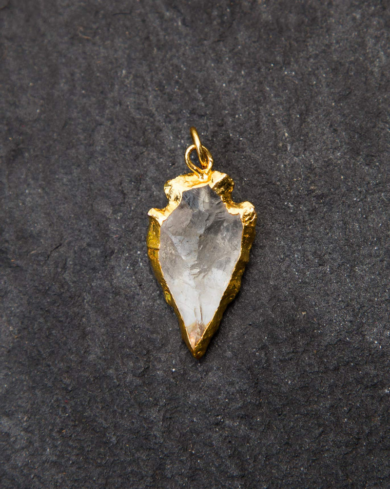 Arrowhead Gold Frame Pendant - Small