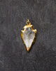 Arrowhead Gold Frame Pendant - Small