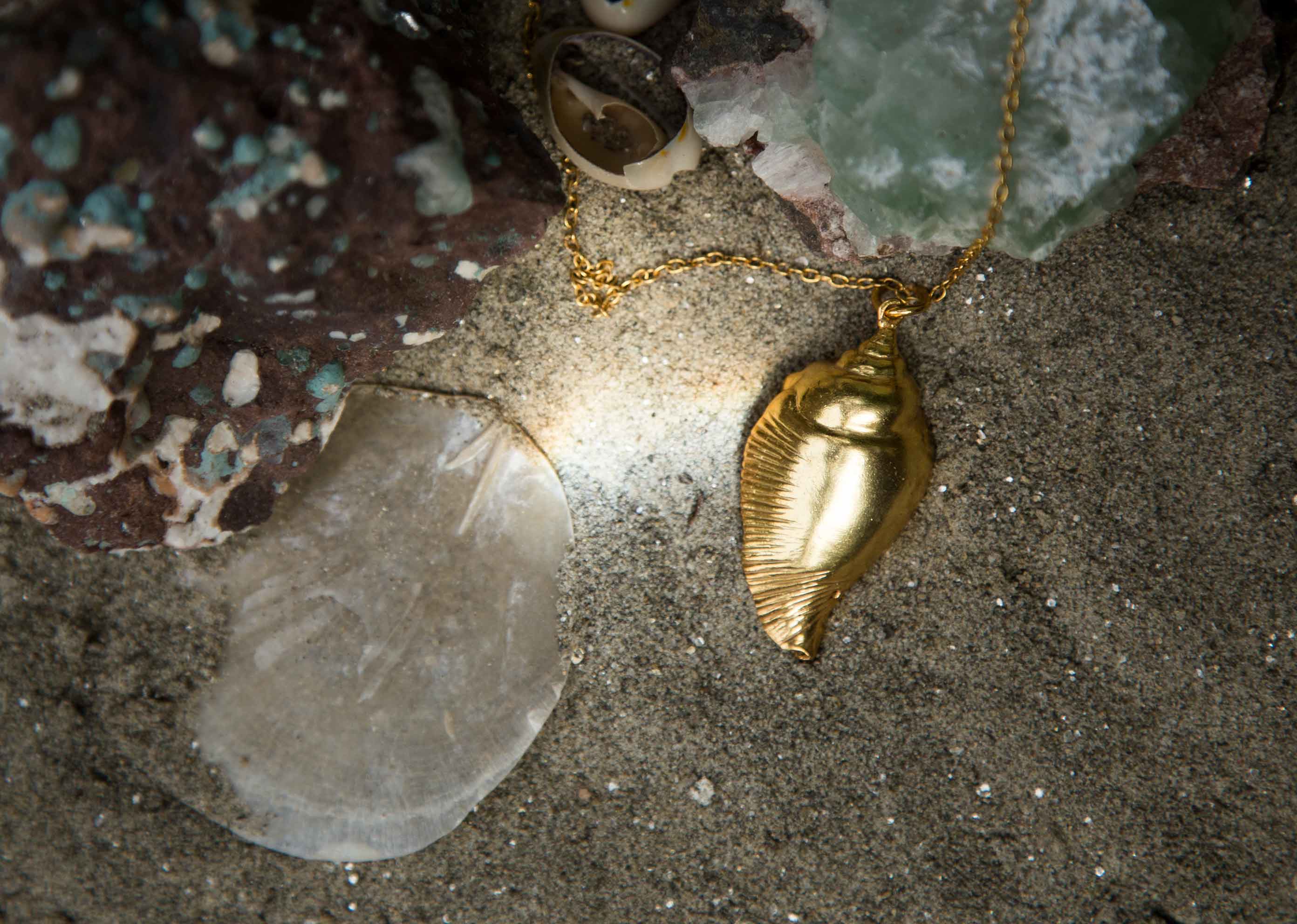 Coil Shell Pendant - Large