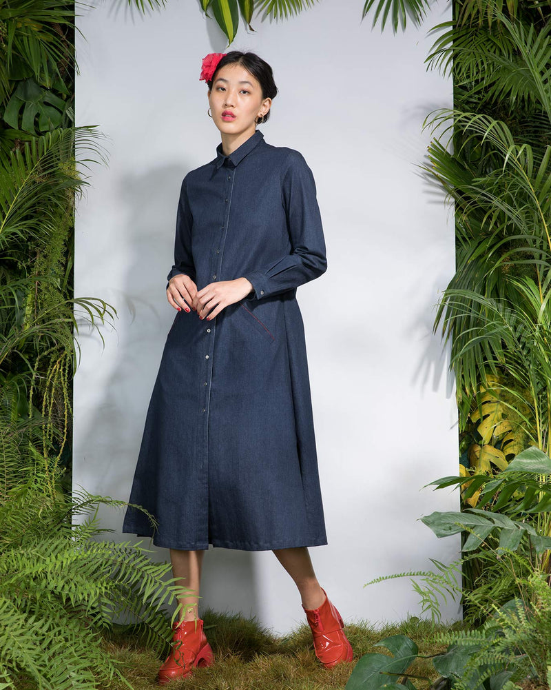 Denim Shirt Dress