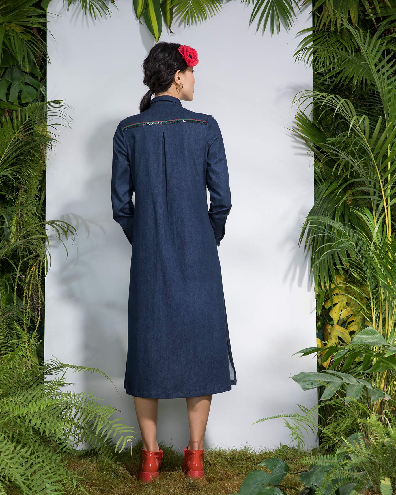Denim Shirt Dress