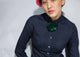 Daisy Brooch - Green