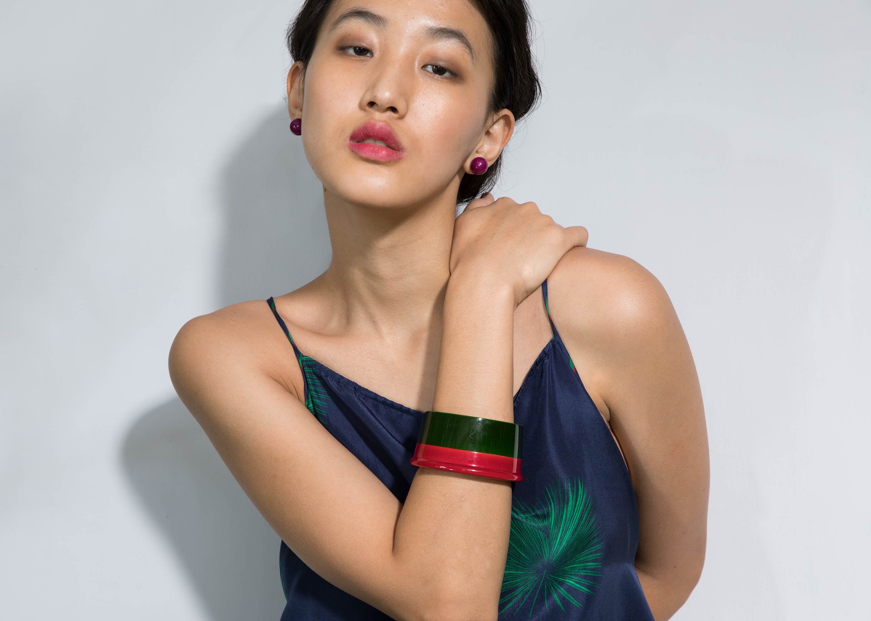 Northern Lights Bangle - Green
