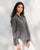 Mandarin Collar Top - Grey