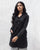 Basic Mid-length Kurta - Black