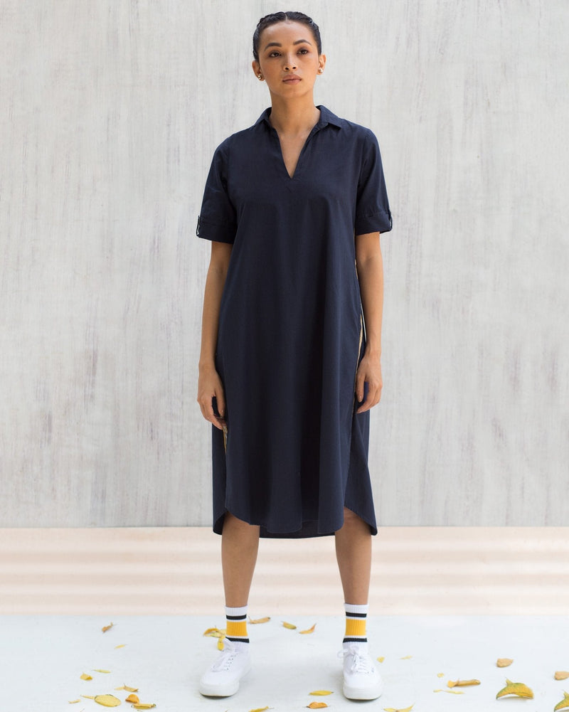 Journey Dress - Navy
