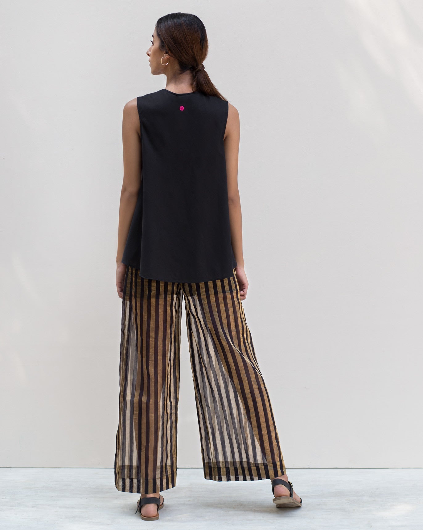 Capsleeve Blouse - Black