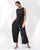 Front Knot Jumpsuit - Black