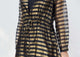 Black & Gold Zari Overlay - Black