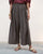 Pleated Flared Pants - Charcoal