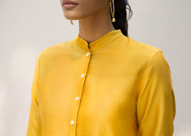 Mandarin Top - Yellow