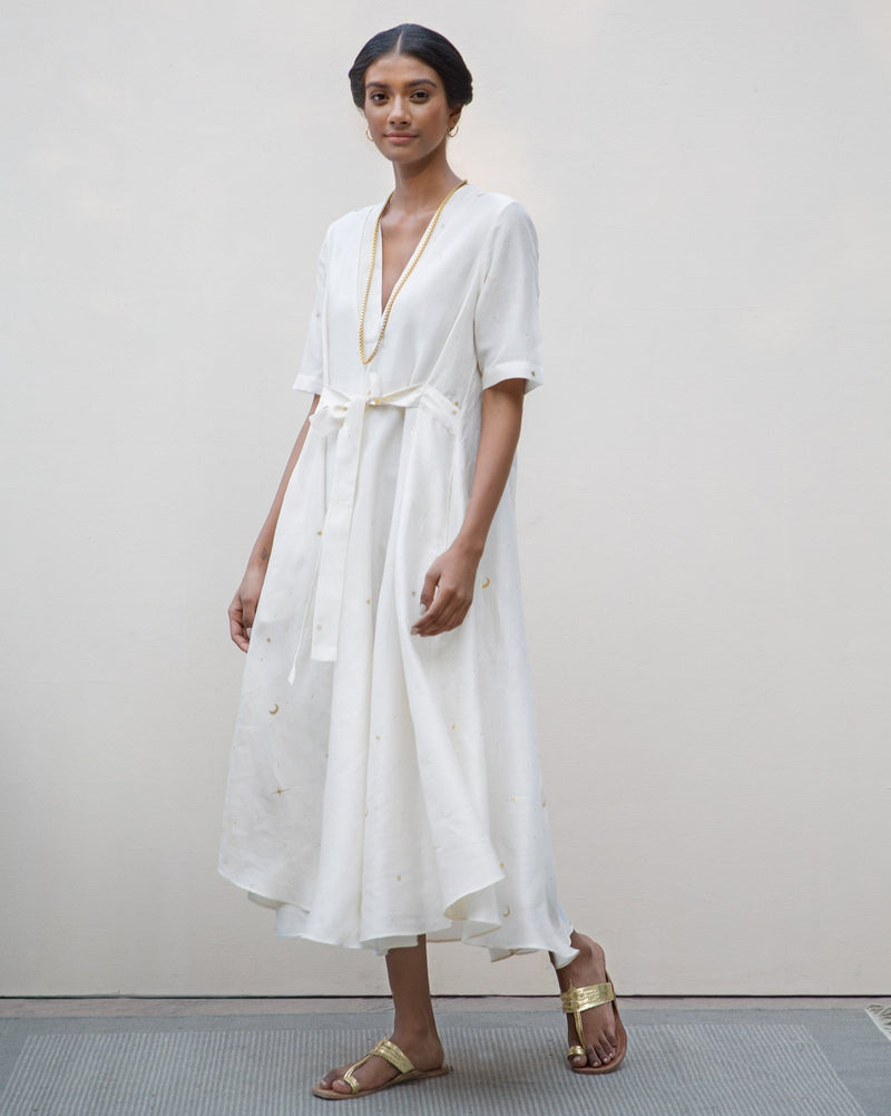 A-line Kurta - Ivory