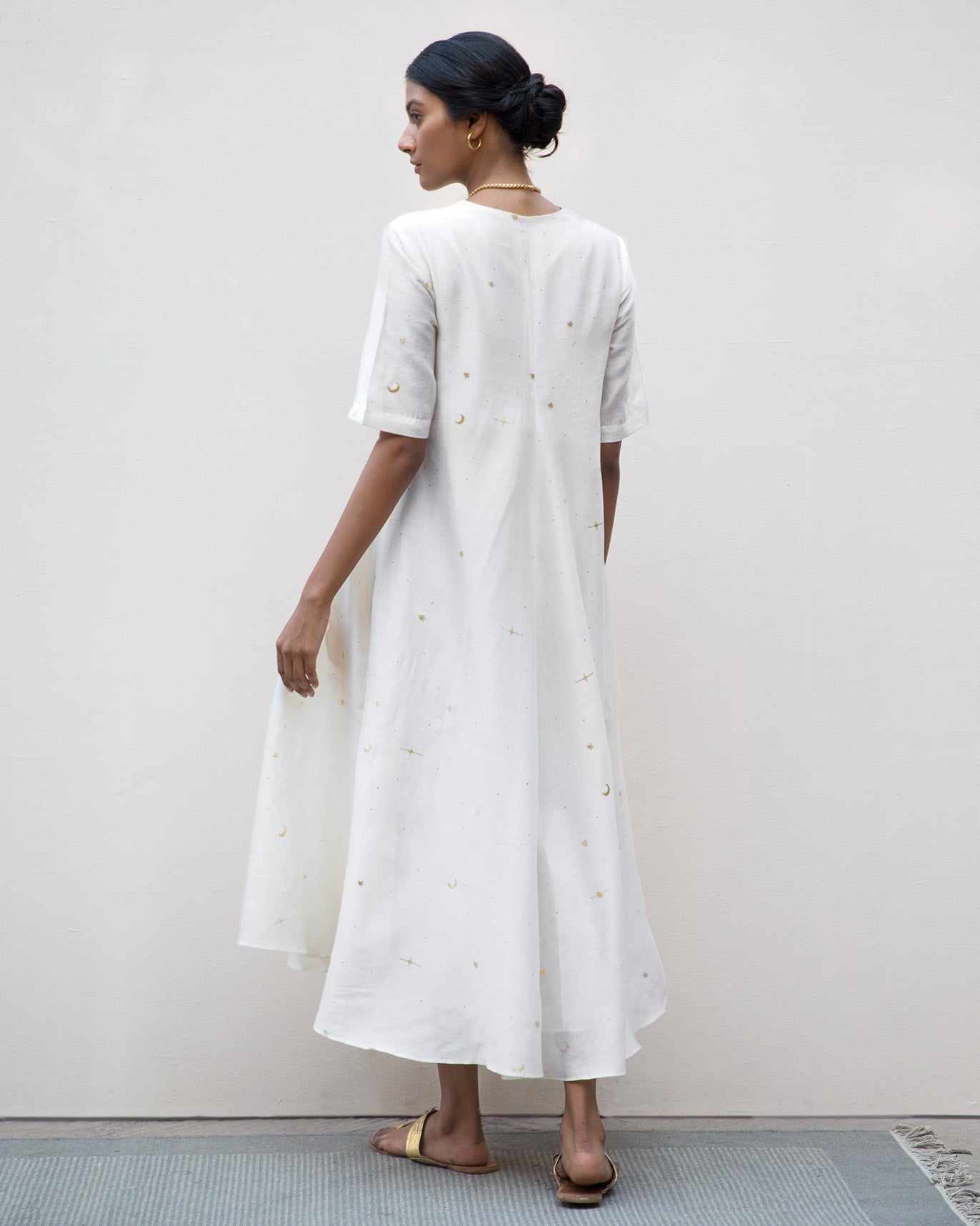 A-line Kurta - Ivory