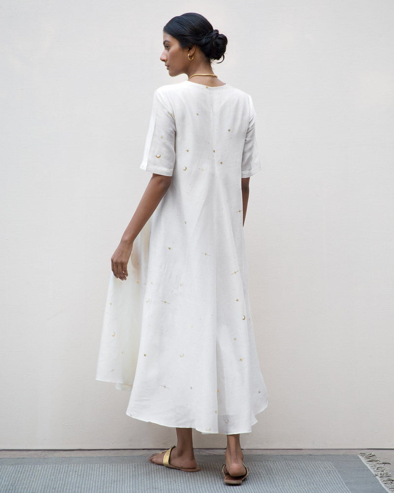 A-line Kurta - Ivory