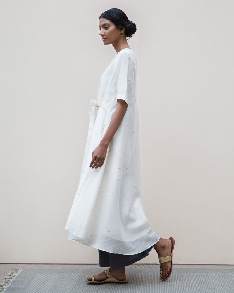 A-line Kurta - Ivory