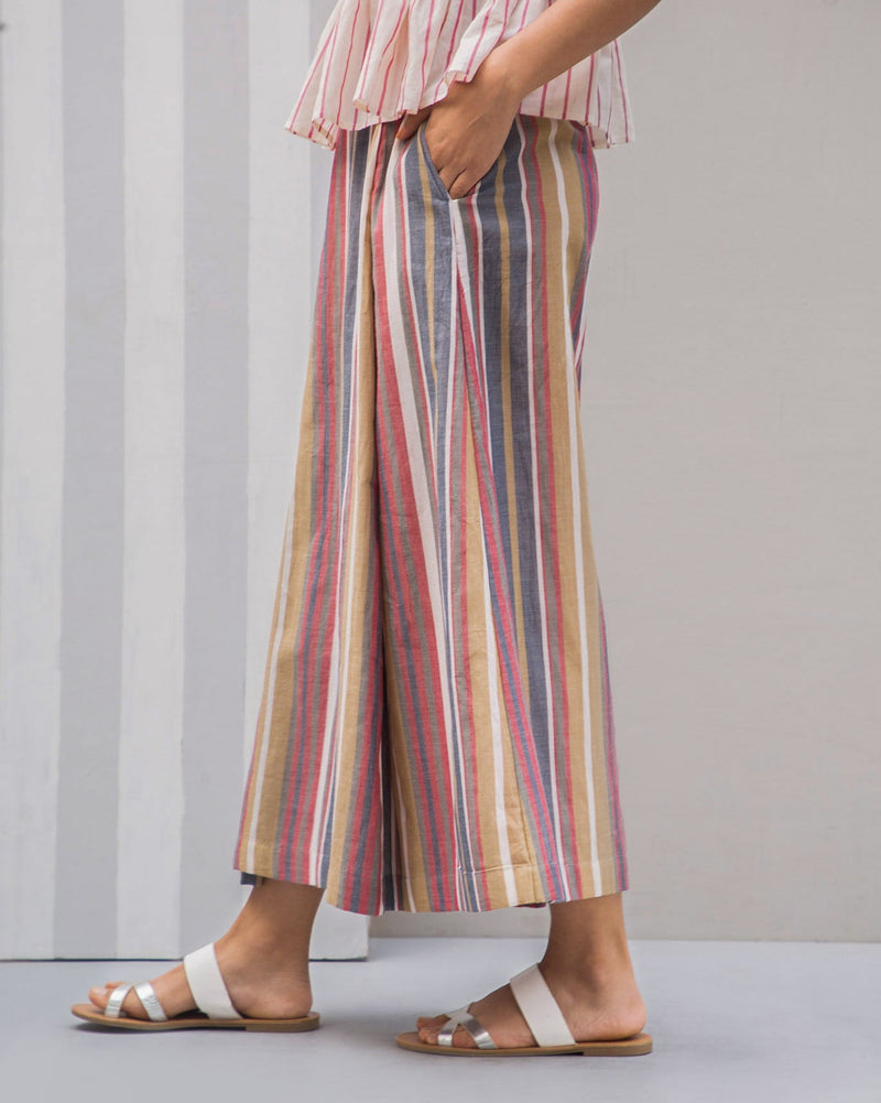 Divided Stripe Skirt