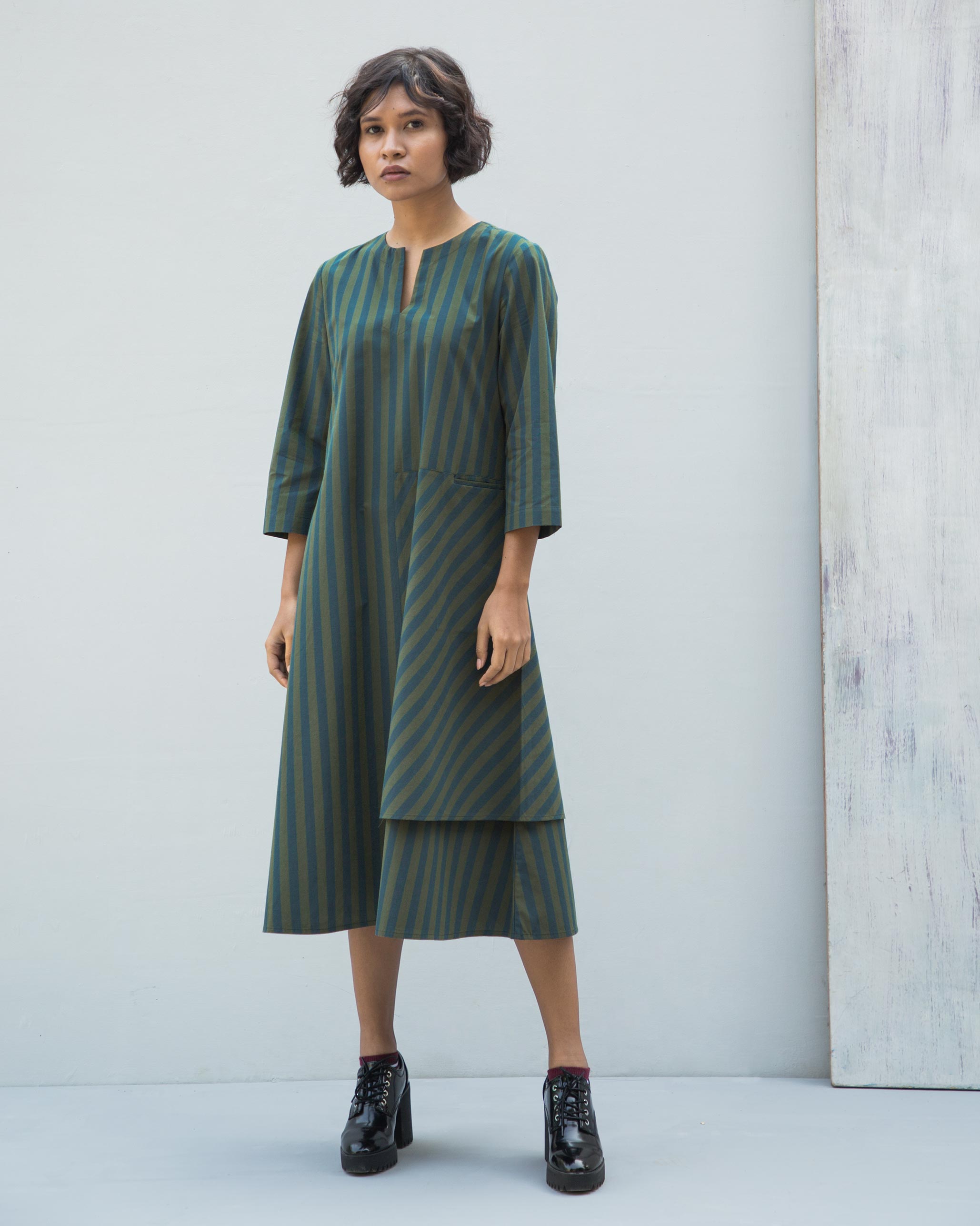 Compass Stripe Dress