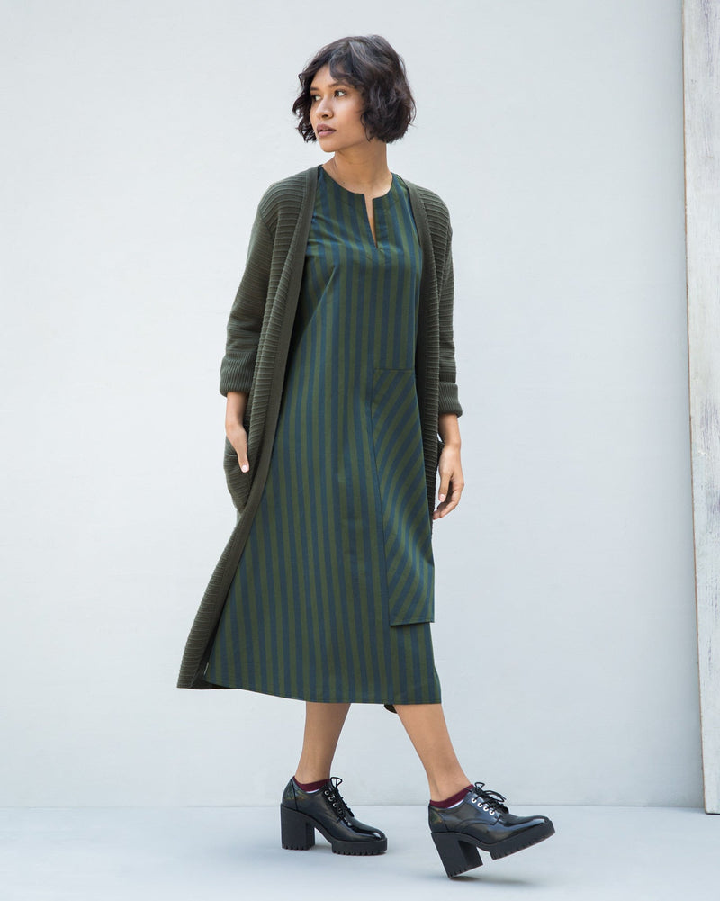Compass Stripe Dress