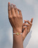 Cowri Rainbow Moonstone Bracelet