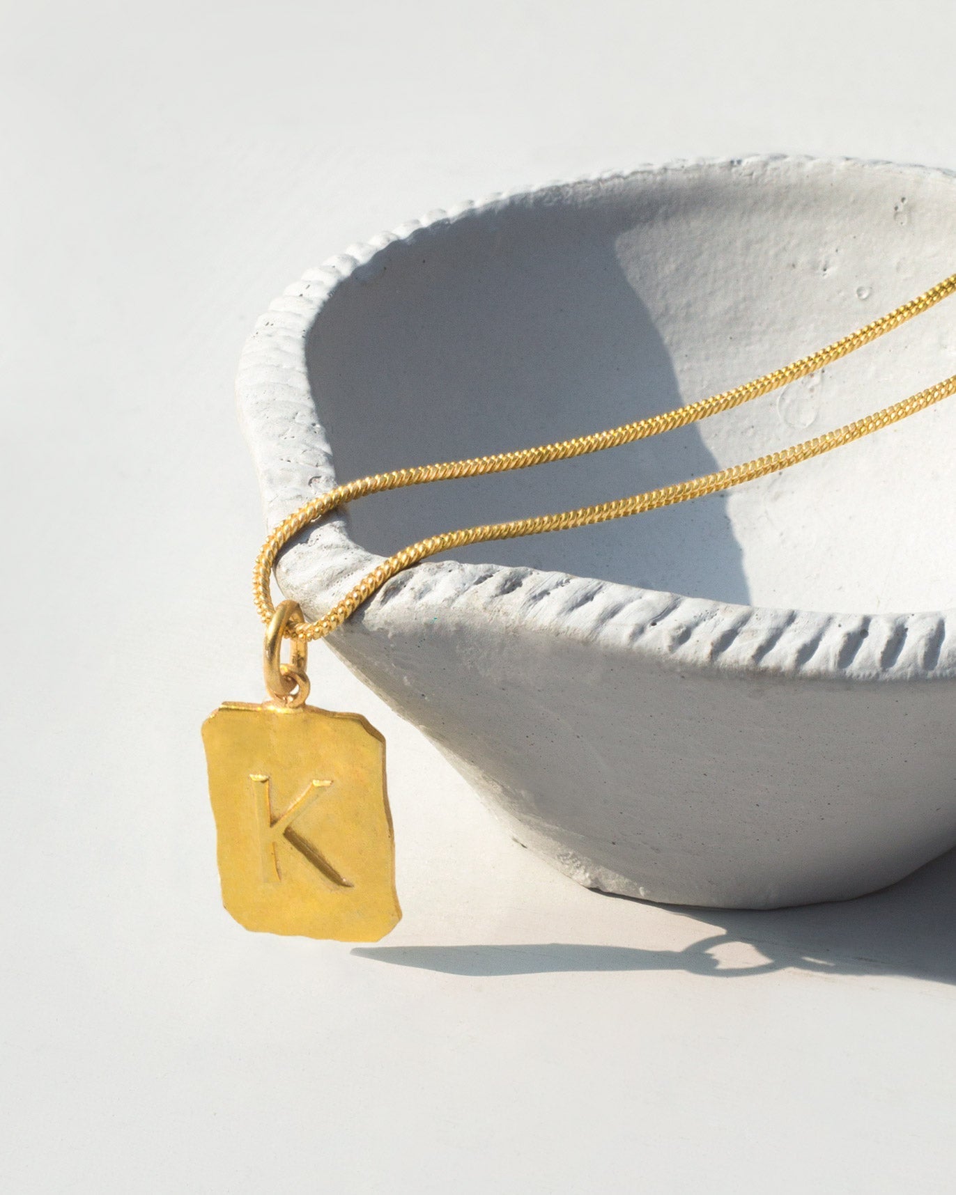 Alphabet K Pendant