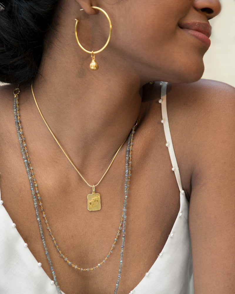 Alphabet K Pendant