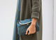 Isle Stripe Clutch