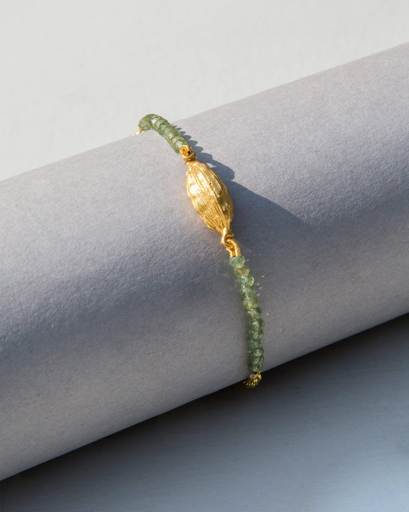 Cardamom Serpentine Bracelet