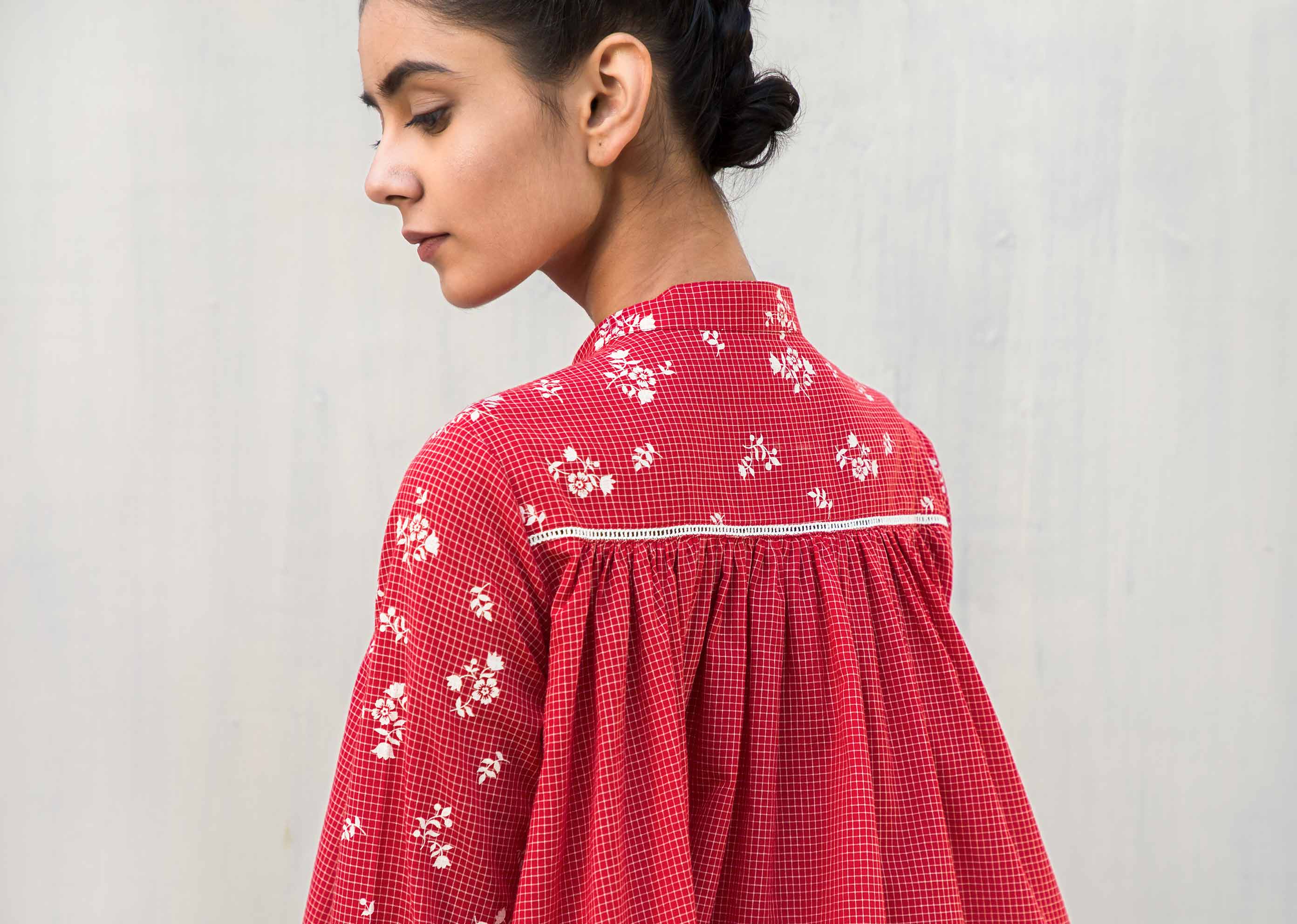 Back Gathered Top