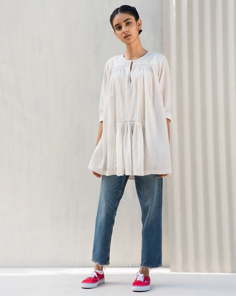 Front Gathered Top
