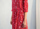 Gathered Drop Waist Dress