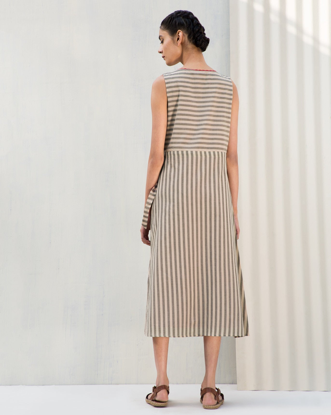 Overlap Side Tie Dress