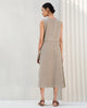 Overlap Side Tie Dress