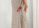 Overlap Side Tie Dress