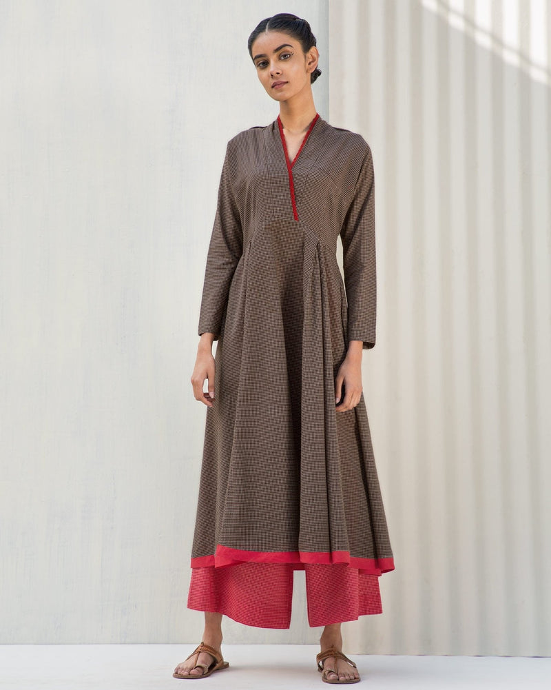 Fan Pleat Kurta