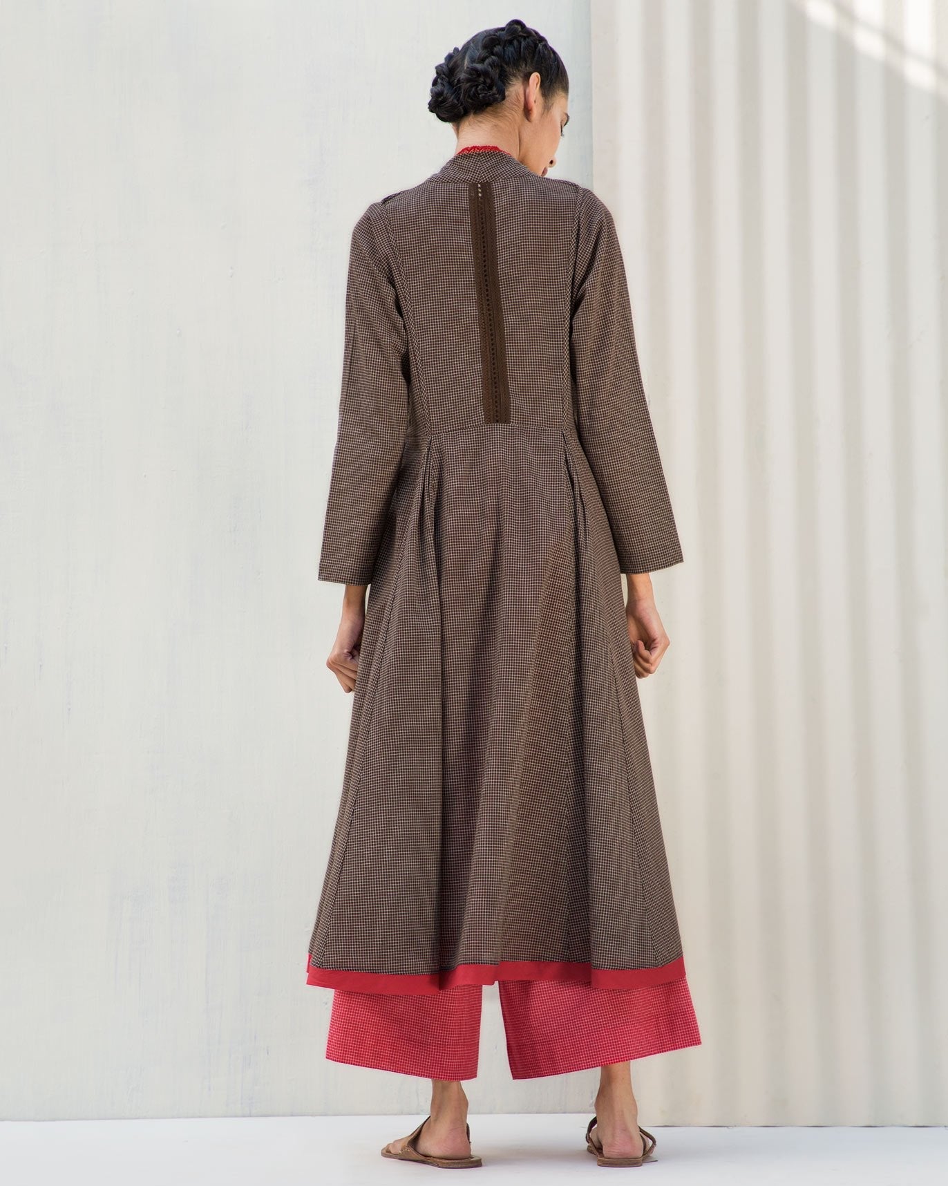 Fan Pleat Kurta