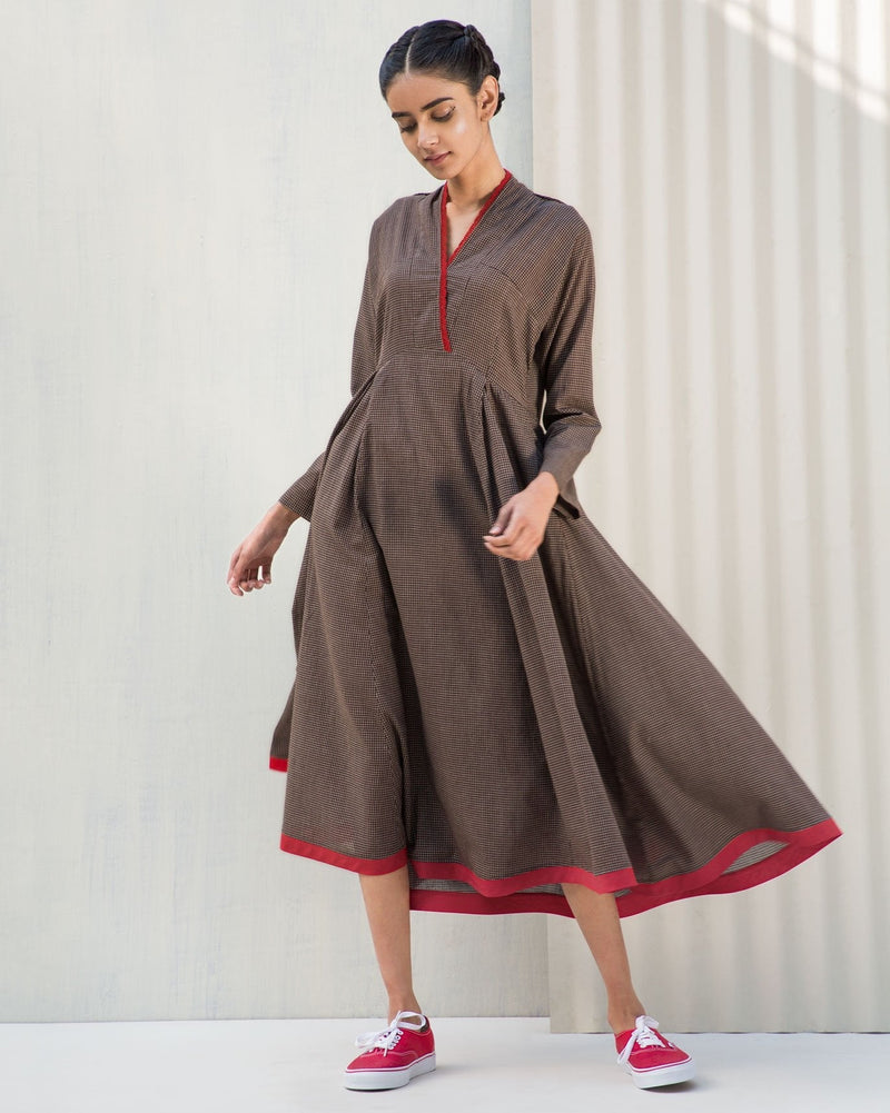 Fan Pleat Kurta
