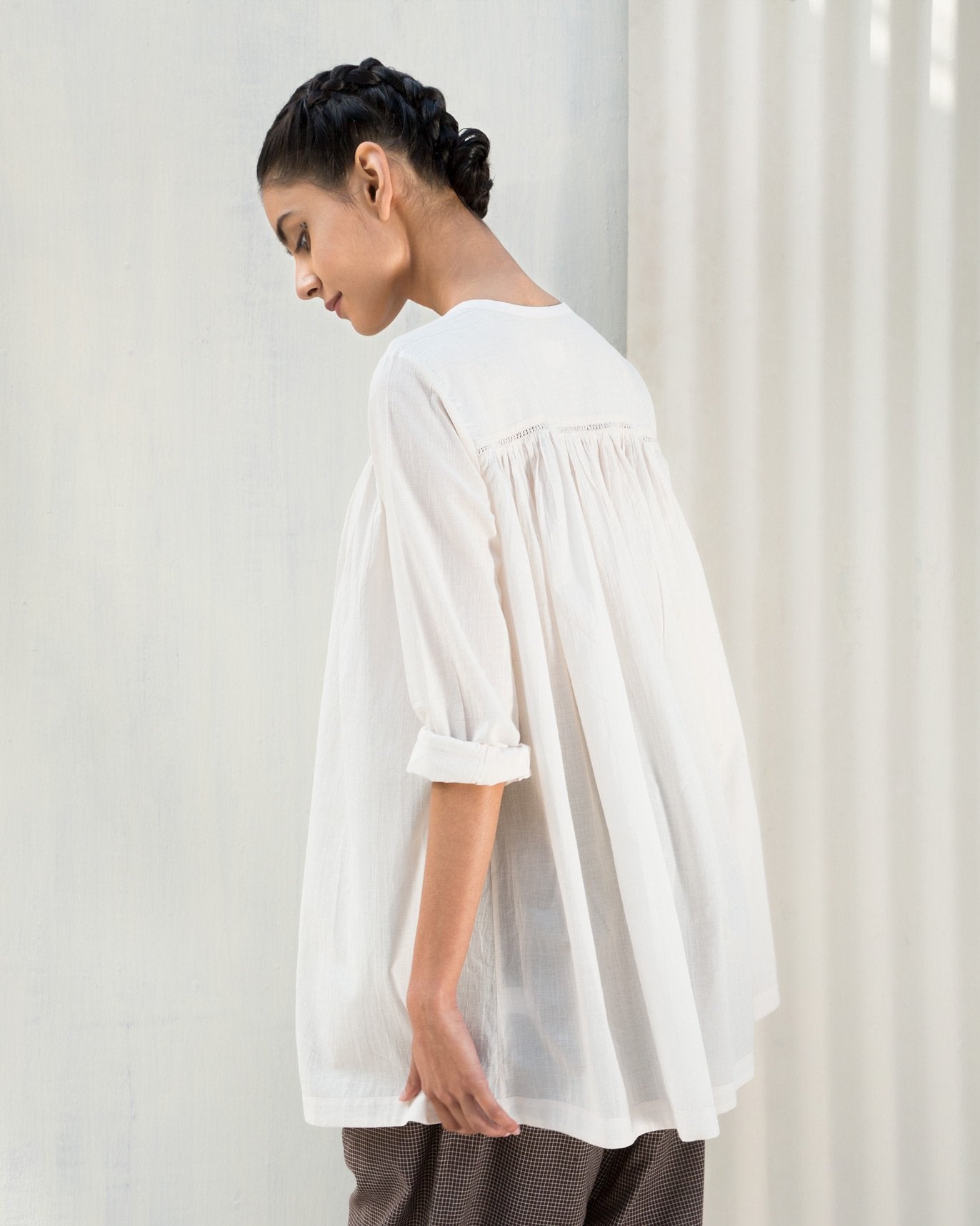 Front Gathered Top